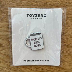 Toyzero World's Best Boss Premium Enamel Pin